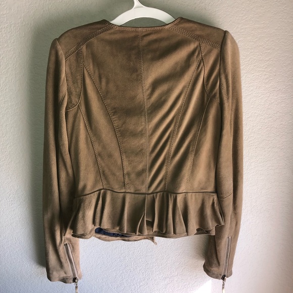Zara suede leather jacket - Picture 5 of 8